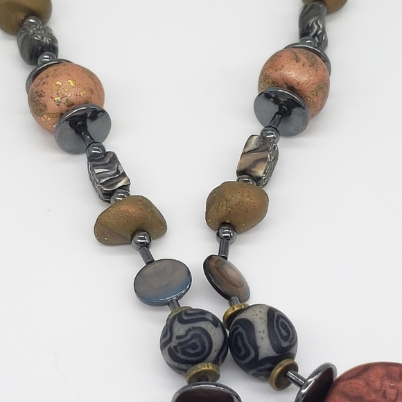 Handmade Polymer Bead Necklace - Picture 11 of 11